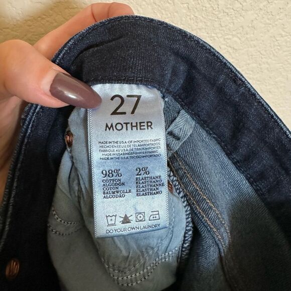 MOTHER High Waisted Looker Wash: Ink and Paper Size 27 - Picture 11 of 11